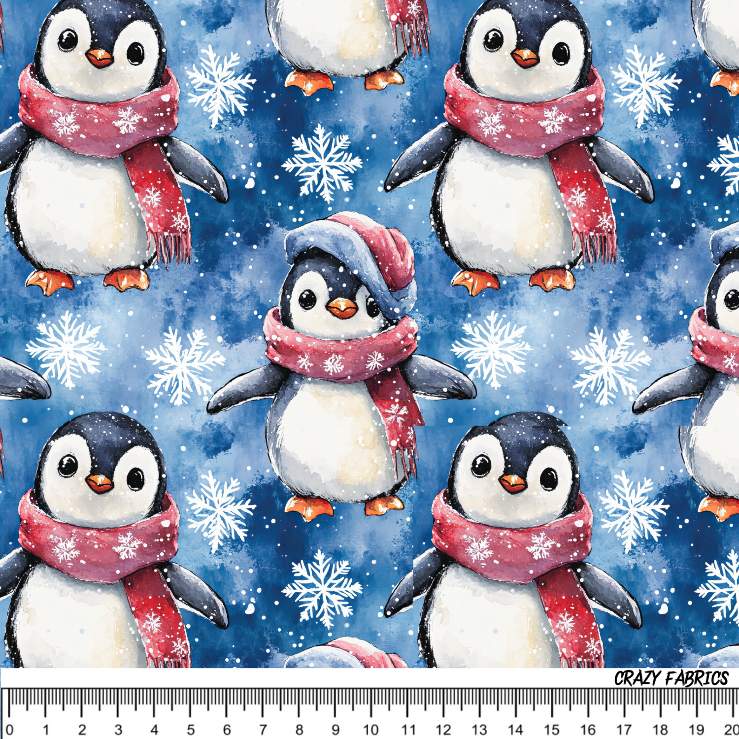 Stoff „Pinguin“