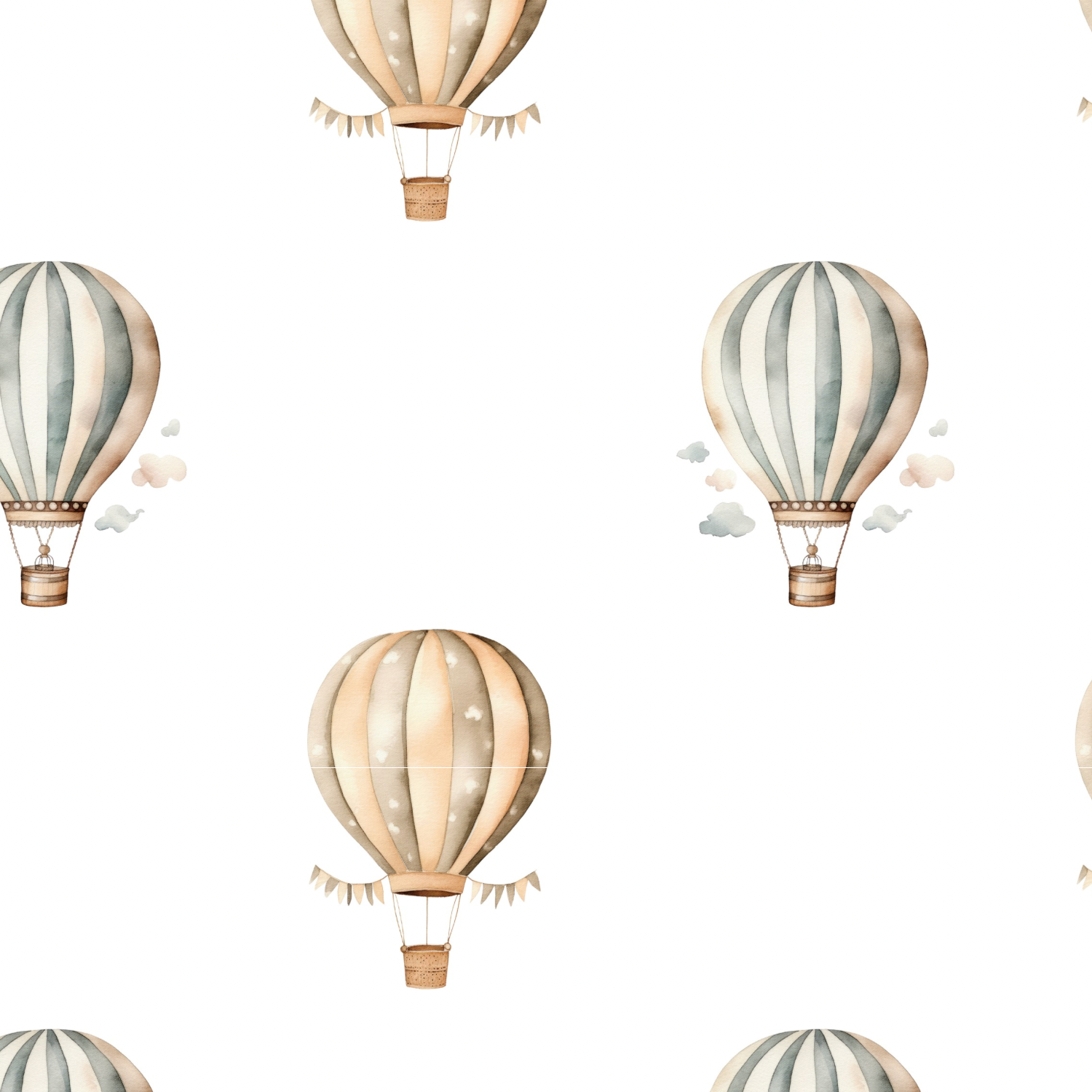 Stoff „Heißluftballons“