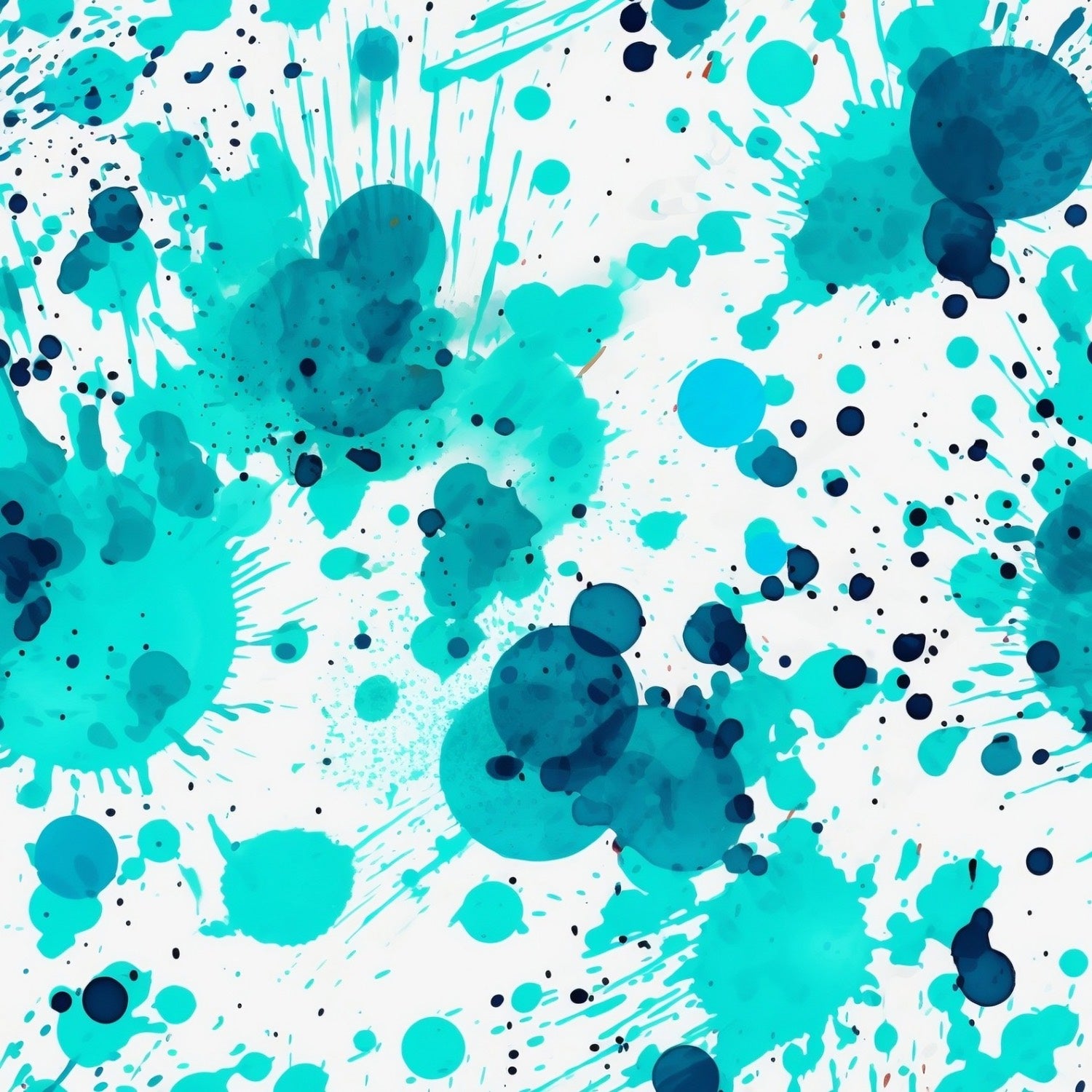 Stoff "Splash Aqua"