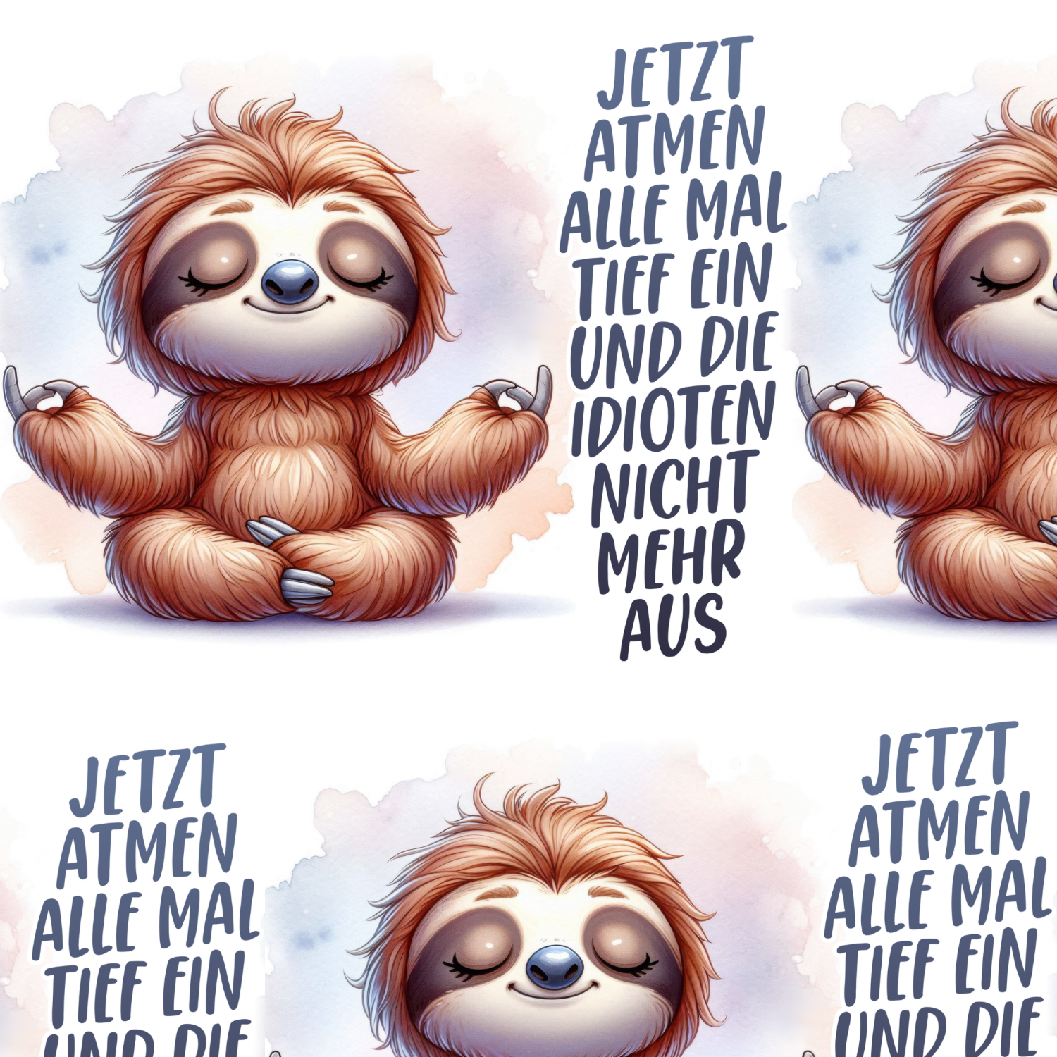 Stoff „Alle tief einatmen“