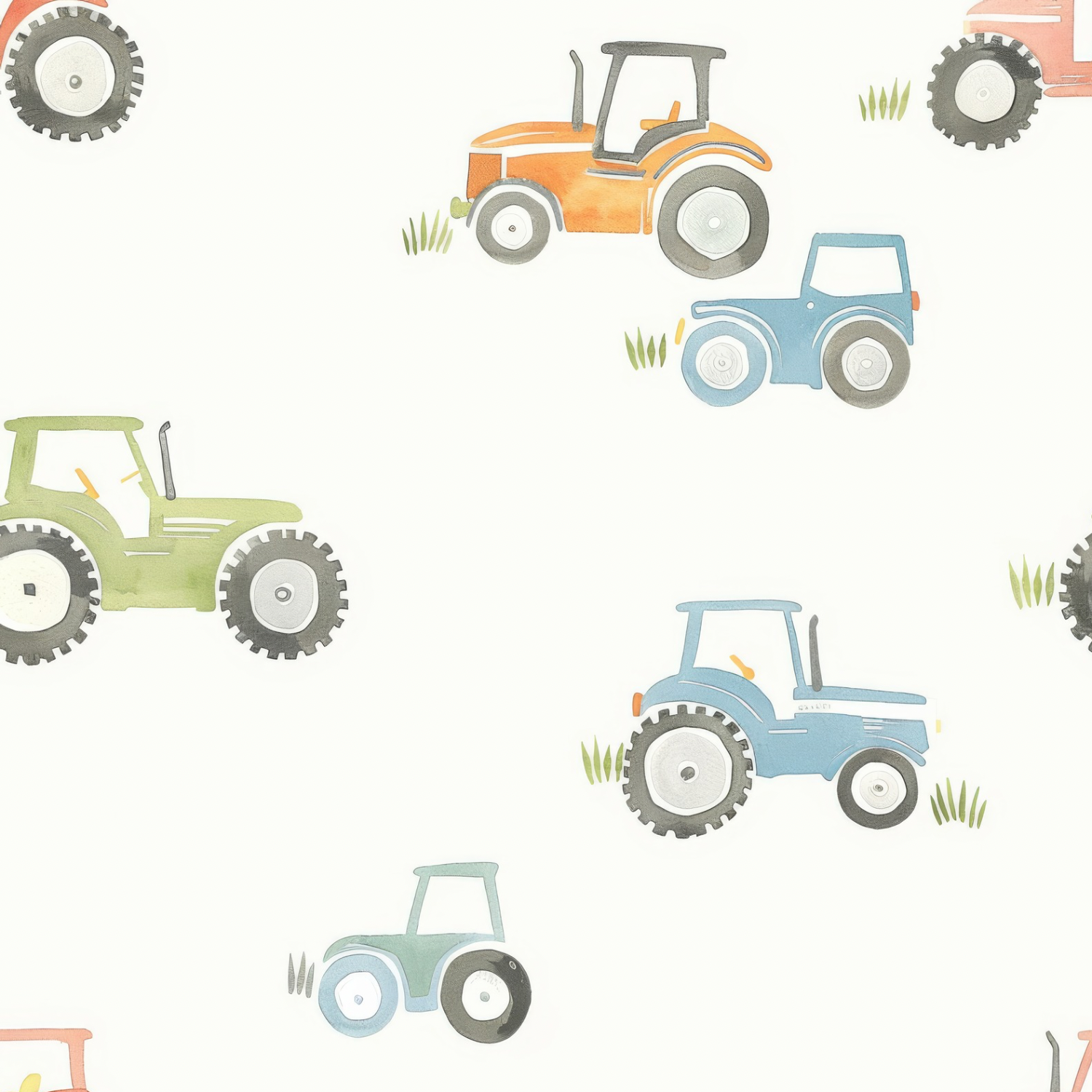 Stoff „Traktor“