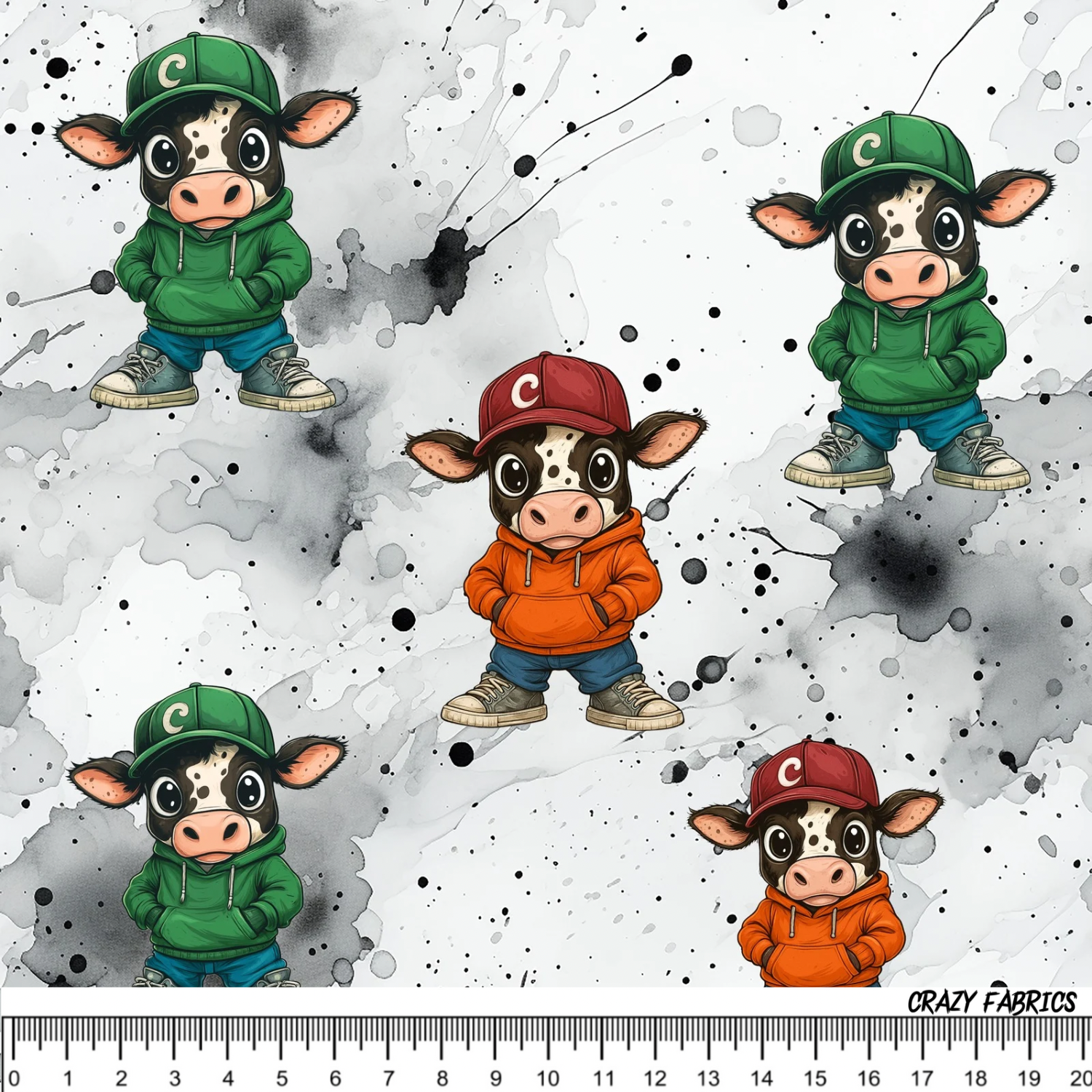 Stoff „Crazy Ox“