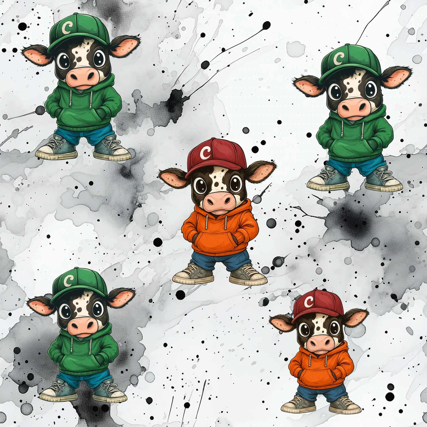 Stoff „Crazy Ox“